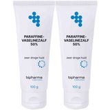 Bipharma Paraffine Vaselinezalf 50% - 2 x 100 gr - Voordeelverpakking