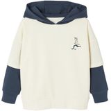 Sweater - Ecru - 2-in-1 Effect - Geplaatste Print - Voor Jongens