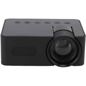 Miniprojector, 320x180 Thuisbioscoopvideoprojector, 1920x1080 Maximale multifunctionele Draagbare Buitenbioscoopfilmprojector met USB, 14-100 Inch Projectie