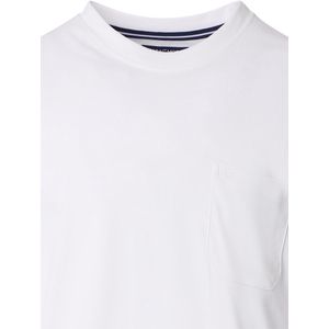 Casa Moda T-shirt Met Borstzak 913699100-000 Wit - XXL
