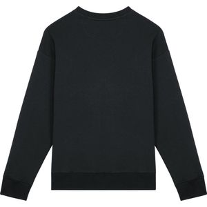 Native Spirit Ecologische oversized uniseks sweater met ronde hals NS440 - Black - S