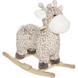 Schommelpaard - Giraffe - Bruin - 64 x 55 x 33 cm - Schommeldier