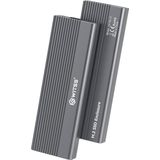 Switss - M.2 SSD Behuizing - USB-C 10Gbps - Ondersteuning 2TB - NVMe PCI-E & SATA NGFF
