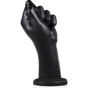 BUTTR FistCorps Vuist Dildo – Anale Sex Toys voor Fisting – XXL Anaal Dildo in de Vorm van een Vuist op Ware Grootte – Dildo met een Maximale Diameter van 8.6 cm - Zwart