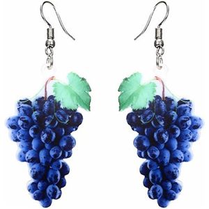 Fako Bijoux® - Oorbellen - Groente & Fruit - Druiven