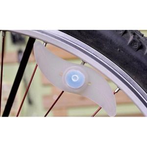 LED Wielverlichting - LED fietsverlichting - Goed zichtbaar op de fiets - veilig fietsen in het donker - Blauw - DisQounts