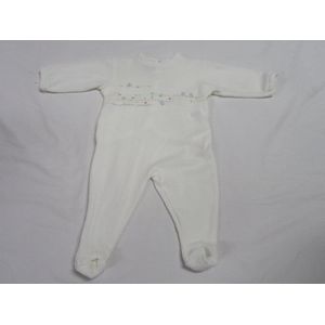 petit bateau , pyjama , eponge , wit , unie , 18 maand 81