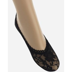 Bonnie Doon lace footie maat 27/30 zwart