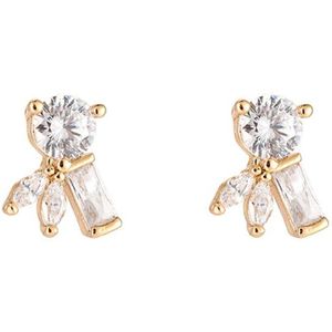 Dottilove- oorbellen- oorbellen dames- oorknoppen-14k gold plated