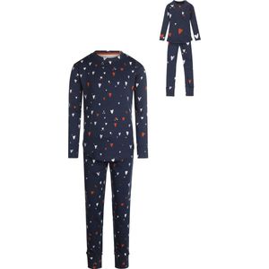 Ride to the moon pyjama maat 98 - 104 inclusief pyjama voor Barbie - biologisch katoen - twinning