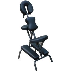 Massage stoel - Massage stoel inklapbaar - Massagestoel inklapbaar - Massagestoel draagbaar - of massage, tatoeage, schoonheidsspecialisten - 49 x 60 x 110 cm - Zwart