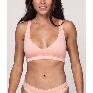 Undiemeister Bralette Top Dames - Blush Dusk (Lichtroze) - Beha Perfecte Pasvorm - Zijdezachte Ademende Stof - Geen Labels - Basic BH - Tencel - Bralette - Maat M