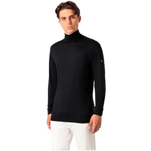 Super.natural - M SKIING ROLL NECK - Coltrui - Zwart - Merinowol