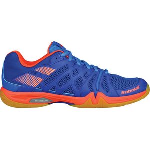 Babolat Shadow Team Men badmintonschoen - blauw/oranje - maat 39