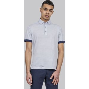 J.Harvest & Frost HEMD INDIGO BOW POLO 131 2913122 - Sky Blue Print - 3XL