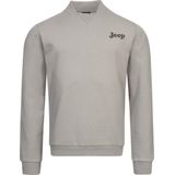 Jeep - Heren Bomber Neck Sweatshirt - Katoen