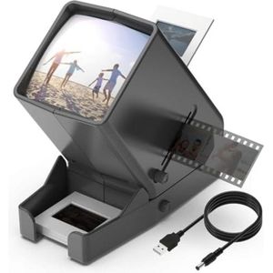 WNHB® Negatiefscanner en diascanner - Digitale scanner voor foto's negatieven en dia's - Compatibel met 35mm film