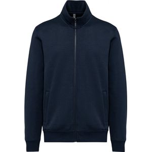 Sweatshirt Heren XL Kariban Rolkraag Lange mouw Navy 80% Katoen, 20% Polyester