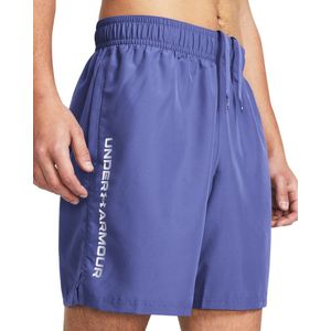 Under Armour UA Woven Wdmk Shorts Heren Sportbroek - Paars - Maat S