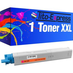 PlatinumSerie® 1 toner XXL alternatief voor Oki C3300 magenta , 2.500 pagina 's