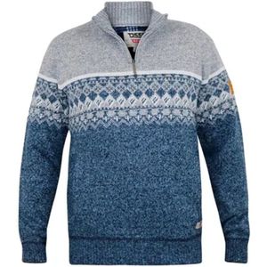 Duke 555 Ruddington Trui Blauw Maat 4XL Big Men Size