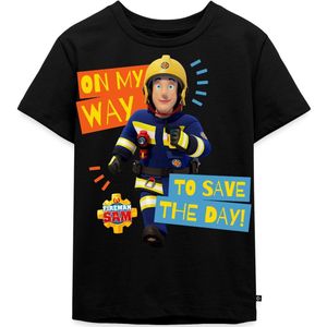 Brandweerman Sam™ Onderweg Om De Dag Te Redden Premium T Shirt Kinderen