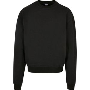 Populair Extra dik - Mannen - Heren - Modern - Streetwear - Urban - Nieuw - Heren Crewneck - Sweater - Ultra Heavy Crew zwart