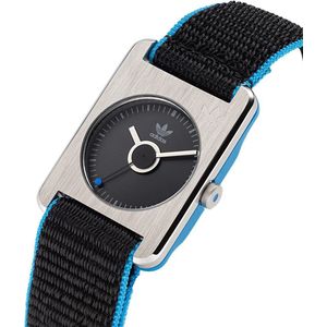 Adidas Originals Retro Pop One AOST22534 Horloge - Textiel - Zwart - Ø 37 mm