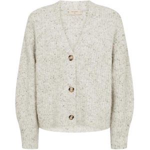 Freequent Dames vest blauw (Maat: L) - Mélange - Halslijn: V-hals,