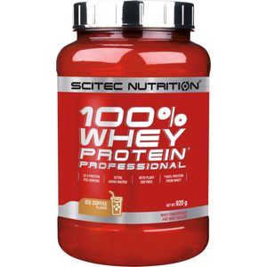 Scitec Nutrition - 100% Whey Protein Professional (Ice Coffee - 920 gram) - Eiwitshake - Eiwitpoeder - Eiwitten - Proteine poeder