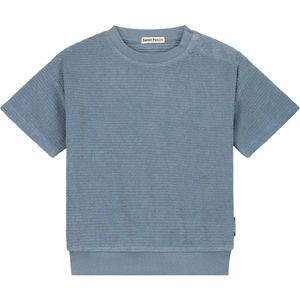 Sweet Petit baby T-shirt Pete - Jongens - Deep Water Blue - Maat 68