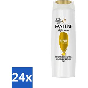 Pantene - Shampoo - Repair & Protect - Herstelt en Versterkt - Voor Zwak en Beschadigd Haar - 225 ml - Voordeelverpakking - 24 stuks