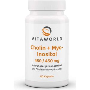 Vitaworld choline + myo-inositol 450/450mg 60 capsules