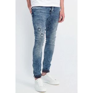 Cars Jeans Aron Super Skinny 72828 93 Blue Black Mannen Maat - W29 X L34