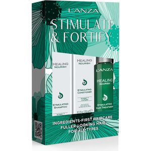 L'anza Healing Nourish - Trio Set (Shampoo 300ml, Conditioner 200ml & Treatment 100ml)