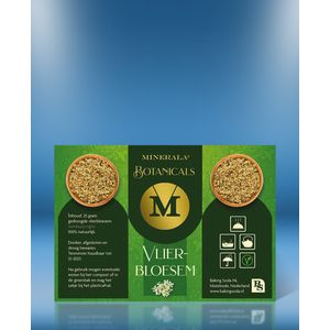 Gedroogde vlierbloesem - 25 gram - Minerala Botanicals