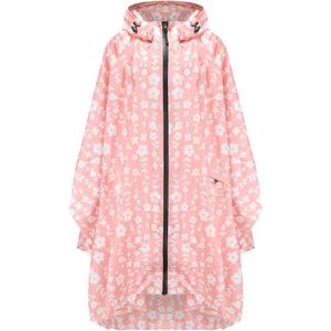 Waterdichte regenponcho dames-stijlvol-herbruikbaar-lichtgewicht-regenjas-capuchon-Zwart-Regenbescherming-Freiesoldaten-Langere lengte