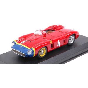 De 1:43 Diecast Modelcar van de Ferrari 860 Monza #4 van de 1000km Nürburgring in 1956. De coureurs waren Portago en Gendebien. De fabrikant van het schaalmodel is Art-Model. Dit model is alleen online verkrijgbaar