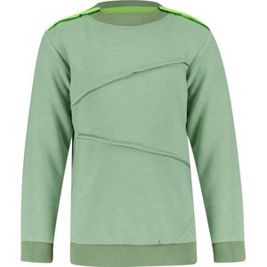 4PRESIDENT Sweater jongens - Mineral Green - Maat 74 - Jongens trui