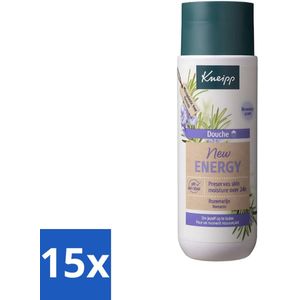 Kneipp - Douchegel - New Energy - Energieke Geur - 200 ml - Bulkverpakking - 15 stuks