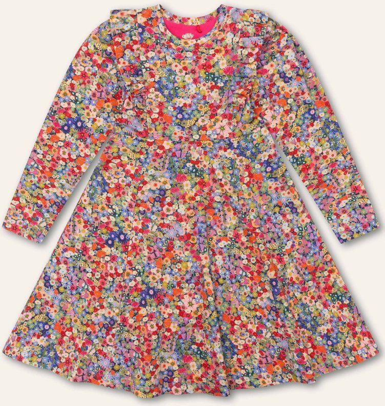 Oilily - Daisley jersey dress - Blauw - 104/4yr
