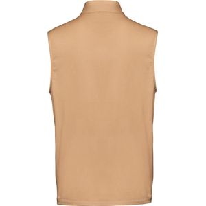 Bodywarmer Heren XXL WK. Designed To Work Mouwloos Camel / Black 65% Polyester, 35% Katoen