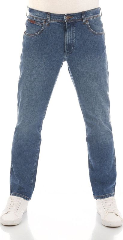 Wrangler - Texas Slim Stretch - Jeansbroek - Blauw - Slim Fit