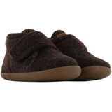 Baby | Babyslofjes | Meisjes, jongens | Dark Brown | Vilt | Shoesme | Maat 18