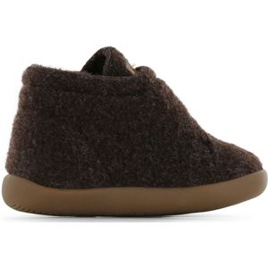 Baby | Babyslofjes | Meisjes, jongens | Dark Brown | Vilt | Shoesme | Maat 23