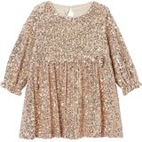 Festliches Baby Kleid - Goud - Met Pailletten