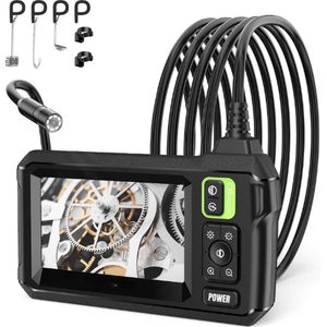 Industriële Endoscoop Inspectiecamera Met 4,3 Inch IPS Scherm Waterdichte Rioolcamera Met 8 LED Lampen IP67 Halfharde Kabel Van 5