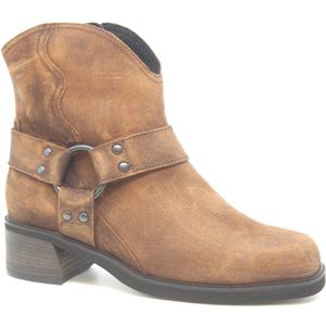 Durea - Korte Laars 9820 825 1763 - Cognac Suede - Wijdte H