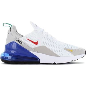 Nike Air Max 270 - Heren Sneakers Sportschoenen Schoenen Wit-Blauw DV3731-100 - Maat EU 43 US 9.5