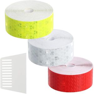 Allecto plus - Reflecterend plakband, waterdicht, 3 volume, fluorescerend, 5 meter - auto's, fietsen, veiligheidswaarschuwing